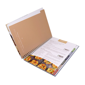 Benutzer definierte Buchdruck dienste Voll farbiger Hardcover-Spiralbindungs-Kochbuch druck - Product Image 3