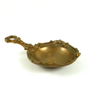 Bandeja para servir de bronce Vintage francés - Product Image 1