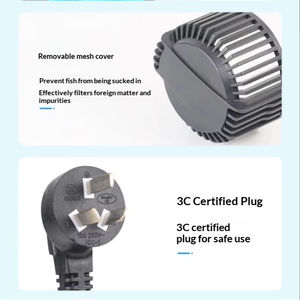 Pompe submersible <span class=keywords><strong>SunSun</strong></span> série CD 24V basse tension en plastique écologique, sûre, étanche et efficace pour la circulation de l'eau d'aquarium - Product Image 5