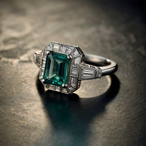 Bague Alexandrite à changement de couleur rare en or blanc 14 carats, bijoux fins, solitaire de pierres précieuses de collection, cadeau de luxe sur mesure - Product Image 6