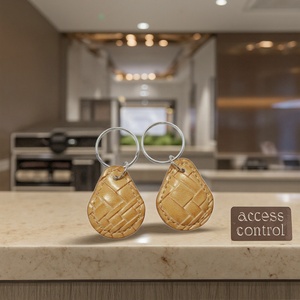 213 216 F08 EM4305 T5577 Keychain RFID Key Fob Genuine PU Leather <strong>NFC</strong> Keyfob Mini <strong>Tag</strong> Waterproof Door Access Payment 860-960MHz - Product Image 5