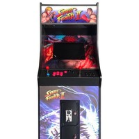 Machine d'arcade Street Fighter avec écran LCD 32 pouces, machine de jeu de combat en métal, fonctionnant à pièces, pour deux joueurs, tout-en-un