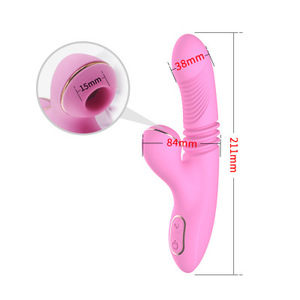 Anal G Spot tavşan yapay penis vibratör dönen kafa itme ile yukarı ve aşağı kadınlar için kadın vajina seks oyuncak - Product Image 2