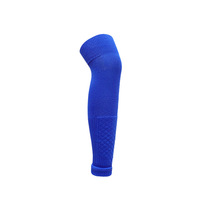 Jambières de compression élastiques à manches longues pour hommes Protège-tibias de football Chaussettes de mollet pour l'entraînement sportif Protection des jambes