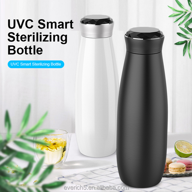 Latest Design Stainless Steel UV Filter Smart Flask Water Bottle