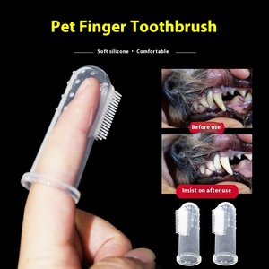 Nouvelle brosse à dents transparente en silicone écologique pour chiens et chats, idéale pour la salle de bain – Outil de toilettage pour animaux de compagnie de haute qualité – Vente chaude - Product Image 3