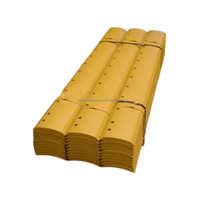 Lames de niveleuse incurvées à double biseau à haute teneur en carbone et en bore 5D9554 5D9553 embout de tranchant pour pièces de machines de construction