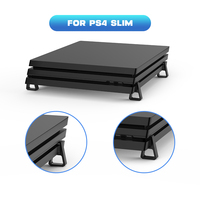 Support horizontal en ABS pour console de jeu PS4, PS4 Slim, PS4 Pro, avec design antidérapant, support de refroidissement, base, support peu encombrant