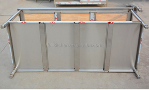 Bền thép không gỉ Nhà Bếp bàn làm việc với Đầu Gỗ 304 vật liệu cho bánh sử dụng - Product Image 5