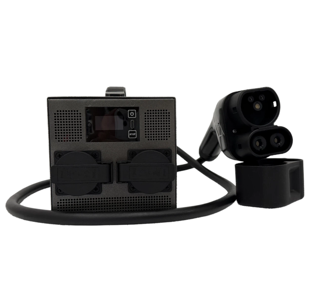 Longood Custom 2026 New 5KW EV Discharger V2L for tesla Hyundai CCS2 EU Standard AC Output EV V2L Invertor Factory Wholesale