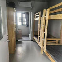 Kits d'abris de jardin à capsule de sommeil extérieur moderne Maison de conteneur en acier préfabriquée Boîte à dosettes cuboïde Structure de prix de l'espace avec expédition
