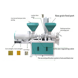 Moulin à farine de maïs multifonction/Machine de traitement de la semoule de maïs/Machine de fabrication de grains de maïs - Product Image 5