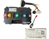 Kit moteur à entraînement central QS180 72-96V 8000W avec encodeur, contrôleur Fardriver ND72850/1200/1800B pour moto tout-terrain électrique