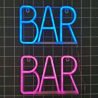 Enseigne murale lumineuse LED néon pour la décoration de la maison, des fêtes, des chambres, lampe d'ambiance suspendue, cadeau de Noël, éclairage