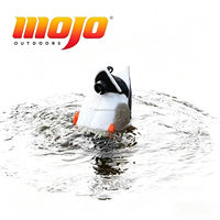 MOJO Outdoors Leurre de chasse 3D en forme de canard avec minuterie, télécommande, batterie rechargeable, autonomie de 8 heures, étanche