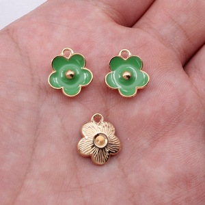 CE Certified Fashionable Dopamine Colored Alloy Oil Drop Flower Pendant Necklace Bracelet <strong>Accessories</strong> - Product Image 6