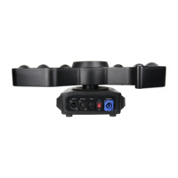 Projecteur laser LED RGBW 150W DMX512 à commande vocale pour scène, soirées, KTV, clubs, petit format, corps en ABS robuste