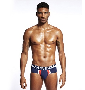 Ikat pinggang regang tinggi, celana dalam katun pria perca kustom harga pabrik - Product Image 6