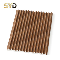 Panneau mural WPC PVC 3D effet bois ignifuge pour intérieur, panneau composite bois-plastique, textures décoratives bois, garantie 5 ans