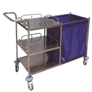 HighQuality Hospital Furniture Medical <strong>Dressing</strong> <strong>Trolley</strong> Cart Made Of Stainless Steel For Safe And Hygienic - Product Image 1