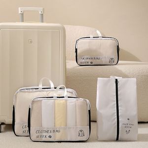 New Style <b>Compressed</b> Packing Cubes Travel Storage <b>Bag</b> Packing Cubes Travel Organizer Set for Packaging Clothing and Underwear - Product Image 1