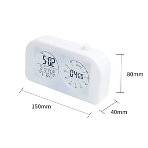 Dual Screen <b>Digital</b> Desk <b>Clock</b>, Visual Productivity Countdown Timer with Alarm & Temperature, 60-Minute Time Manager for Kids - Product Image 3