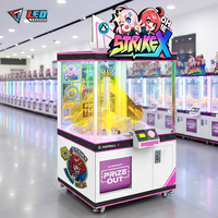 Machine à prix d'arcade populaire en plastique, à monnayeur, avec garantie d'un an et support en anglais, pour usage intérieur