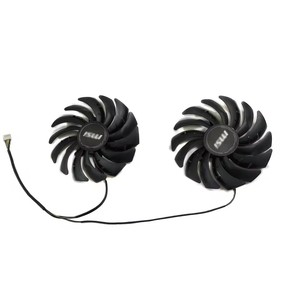 Ventilateur de carte vidéo GPU PLD10010S12HH PLD10010B12HH pour refroidissement graphique <span class=keywords><strong>MSI</strong></span> RX <span class=keywords><strong>5700</strong></span> <span class=keywords><strong>XT</strong></span> GAMING X - Product Image 3