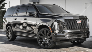 SY-02004 Rines Forjados Personalizados Flow 004 en Negro Brillante para Cadillac Escalade, Chevy Tahoe, Chevy Silverado, GMC Yukon, GMC Sierra - Product Image 6