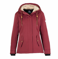 Veste universitaire pour femme OEM ODM, printemps-hiver, unie, écologique, imperméable, coupe-vent, respirante, 100% polyester, durable et élégante
