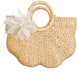 Bolso multicolor de hierba Sabai Natural ecológico hecho a mano con diseño único superventas para oficina y playa - Product Image 3