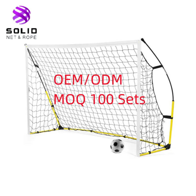 oem/odm football court net wholesaler street football training net portable soccer goal manufacturer