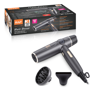 Secador de Pelo Profesional RAF de 1600W con Tecnología Iónica, 110000 RPM, Bajo Ruido, 3 Velocidades, 4 Ajustes de Calor, R.4600 RAF Professional 1600W H - Product Image 2