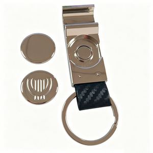 Llavero al por mayor con soporte para fichas de carrito y monedas de euro, con logotipo grabado, impresión epoxi, abridor de botellas y personalizable - Product Image 1