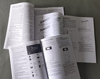 Impression en vrac Manuel d'utilisation personnalisé Directives sur les produits Livret d'instructions Brochure A4 Papier d'art Livret Flyer Catalogue
