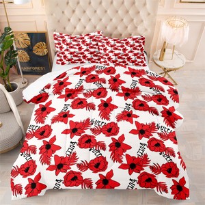 カスタマイズされた快適な暖かい寝具セットパーソナライズされた印刷冬用キルトダブルベッドクイーンツインサイズコットン充填 - Product Image 2