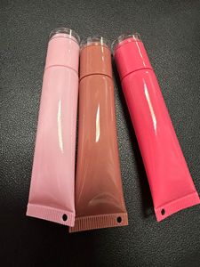 Vente en gros de tubes de <span class=keywords><strong>baume</strong></span> à lèvres compressibles de 15 ml, emballages en plastique souple, logo personnalisé, tube d'huile à lèvres, tube de gloss à lèvres, applicateur en plastique - Product Image 4