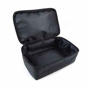 Sac de rangement en tissu grande capacité, pochette de voyage portable pour soutien-gorge, sac de protection antichoc noir pour accessoires et chaussures en tissu - Product Image 4