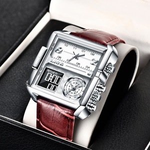 <span class=keywords><strong>Reloj</strong></span> <span class=keywords><strong>LIGE</strong></span> LG8925 a <span class=keywords><strong>Precio</strong></span> de Mayoreo para <span class=keywords><strong>Hombre</strong></span>, <span class=keywords><strong>Reloj</strong></span> de Pulsera de Cuero Marrón de Lujo, <span class=keywords><strong>Reloj</strong></span> Digital Electrónico Resistente al Agua - Product Image 4