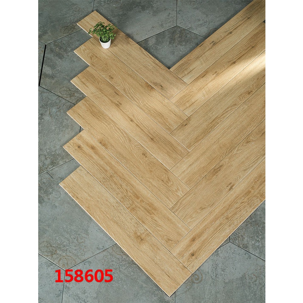 Brown Color 15x80 Ceramic Tile Looks Like Wooden Flooring Tiles Indoor