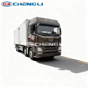 Camion frigorifique lourd FAW 8x4 20 tonnes, caisse frigorifique de 35 m³, -18°C ℃   Transport de produits surgelés sur longue distance à vendre - Product Image 2