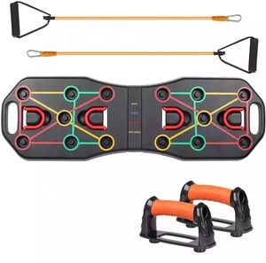 CHENGMO-tablero deportivo multiusos de realce con banda de resistencia, tabla de entrenamiento de realce plegable con cordón - Product Image 1
