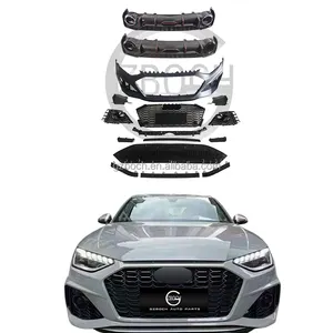 Kit paraurti automatico per il 2020 <span class=keywords><strong>Audi</strong></span> <span class=keywords><strong>A4</strong></span> B9 lifting RS4 style body kit paraurti anteriori griglia anteriore per Auto labbra posteriori - Product Image 1