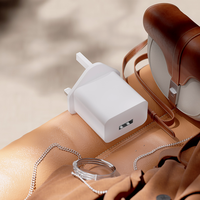 Chargeur mural USB-A 5V 2A 10W à port unique, versions prises AU US EU UK, blanc/noir, personnalisation du logo gratuite, vente en gros, OEM, ODM, approvisionnement en vrac