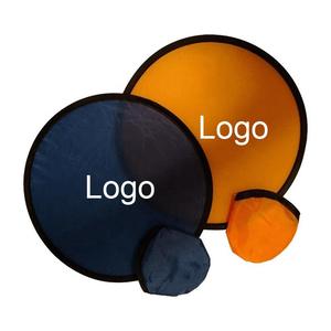 Disques volants ronds pliables en Polyester et Nylon pour chien de compagnie, pochettes assorties pour la publicité, 1 pièce - Product Image 1