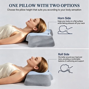 Cuscino Ergonomico in Memory Foam per Supporto Cervicale, Logo Personalizzato, Massaggiatore Cervicale a Lento Ritorno, Sollievo dal Dolore al Collo, Portatile per Casa - Product Image 5
