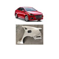 Perlengkapan bodi mesin untuk Hyundai Accent 2017, tutup bodi mesin depan belakang pintu depan belakang Fender