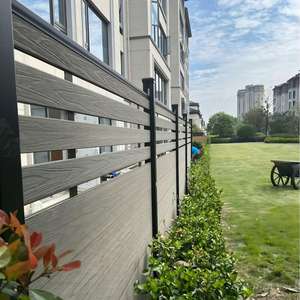 Panneaux de clôture en coextrusion WPC No Rot No Warp Splinter Outdoor Gardedn Privacy Clôture Panneau mural extérieur Intimité Clôture de jardin - Product Image 2