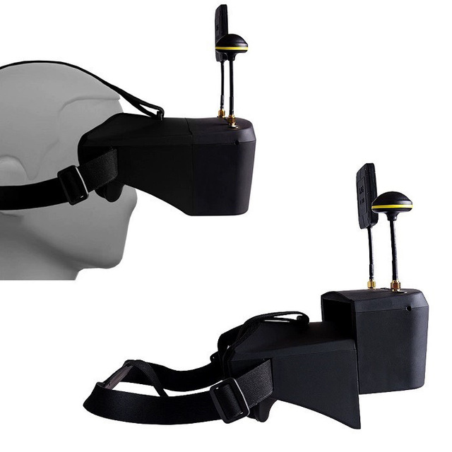 5.8G FPV VR Video Goggles LS-800D 40CH 10KM Range DVR Recording RC Quadcopter Accessory
