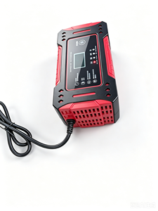 <span class=keywords><strong>Chargeur</strong></span> de batterie de voiture intelligent 12V 6A, <span class=keywords><strong>chargeur</strong></span> automatique, écran LCD, LiFePO4, batterie au plomb-acide GEL, moto, camion - Product Image 5
